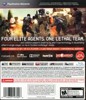 Fuse (USA) box cover back